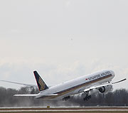 Abflug der ersten Maschine am 29.03.2010 (Foto: Martin Schmitz)